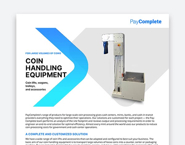 Coin Handling Equipment Brochure