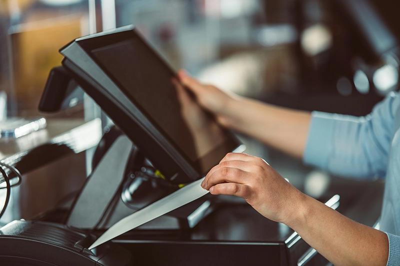 till printing receipt